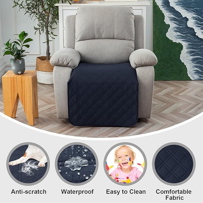 Genina Waterproof Recliner Chair Covers, Recliner Cover