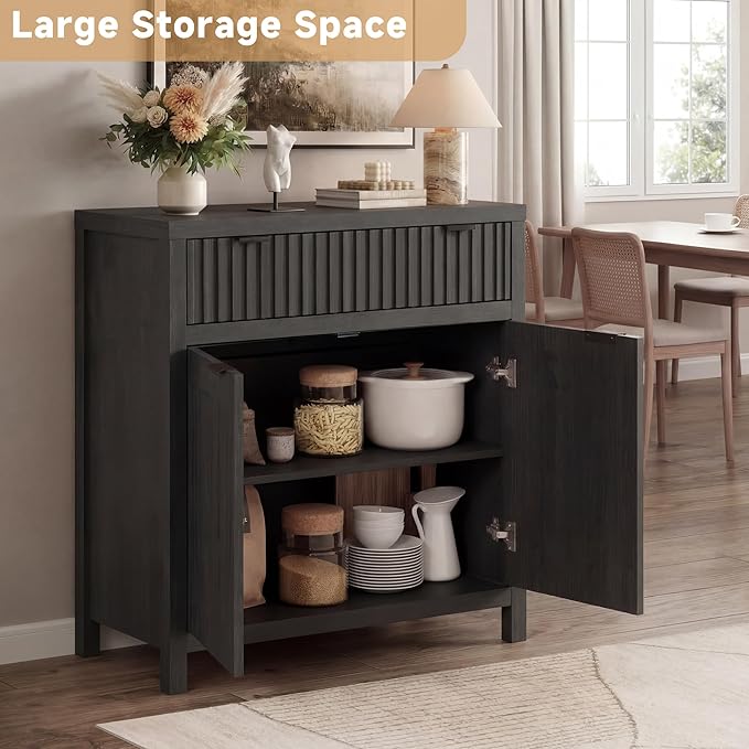 Fatmok Fluted Buffet Cabinet