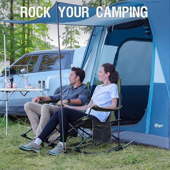 Portal Outdoor Rocking Chair Camping Folding Portable Rocker