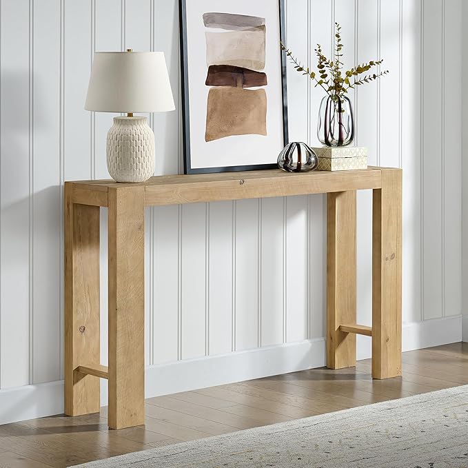 Alaterre Furniture Classic Solid Wood Console Table