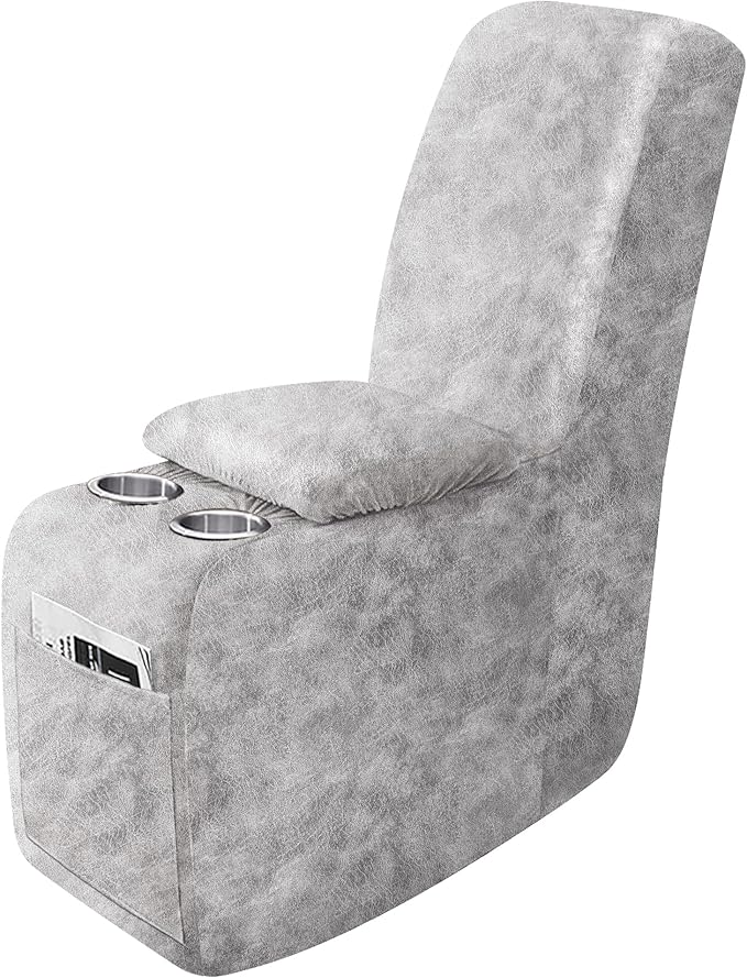 ANARACHON Leather Look Recliner Console Cover