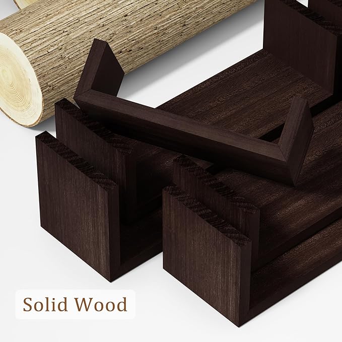 SRIWATANA Floating Shelves for Wall, Wall Shelves for Bathroom, Living Room