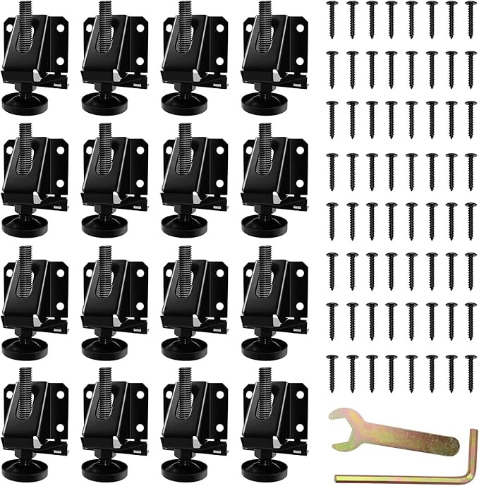 LOSCHEN 16 PCS Heavy Duty Adjustable Leveling Feet