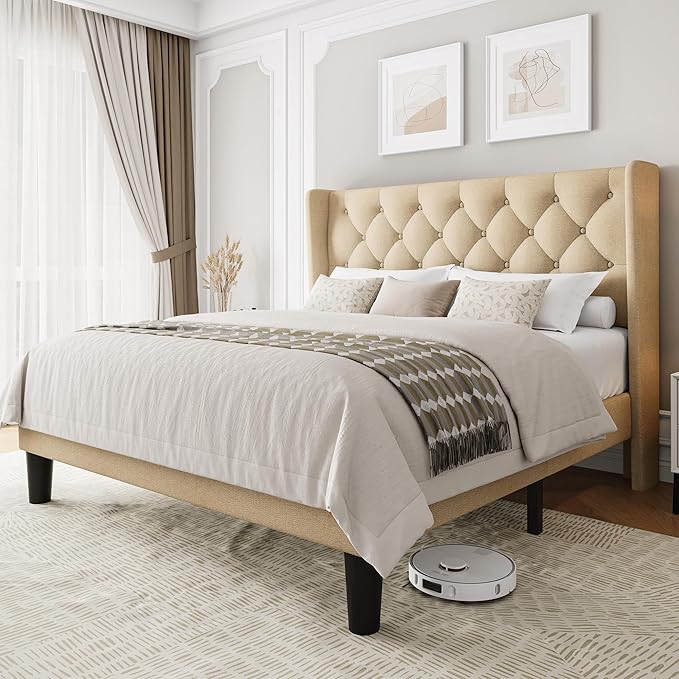 Einhomn Queen Size Platform Bed Frame