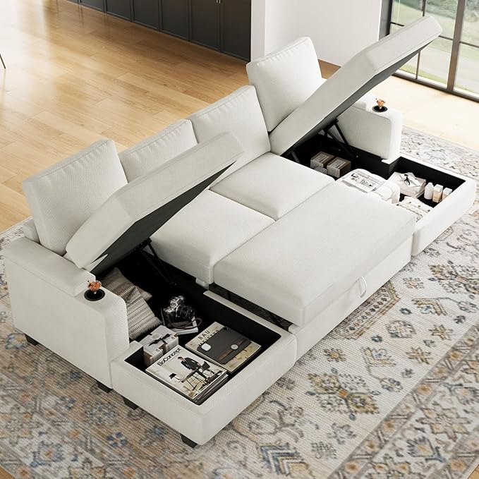 Belffin Sectional Storage Chaise Module