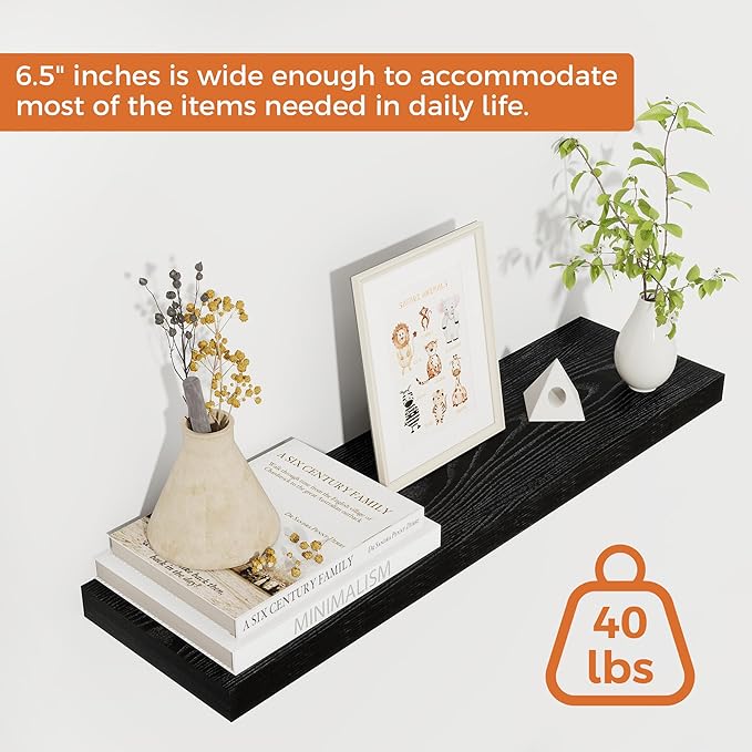 Fun Memories Floating Shelves for Wall, Floating Shelf for Living Room
