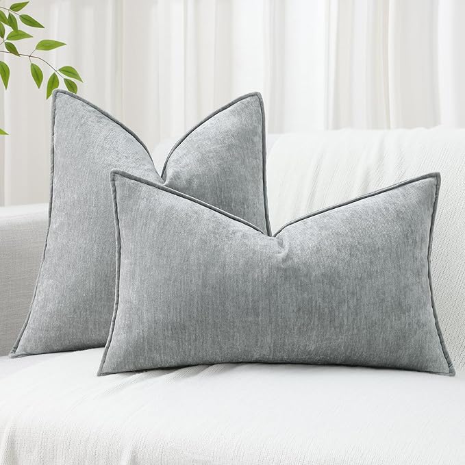 decorUhome Summer Couch Throw Pillow Covers 20x20 Set of 2, Decorative Soft