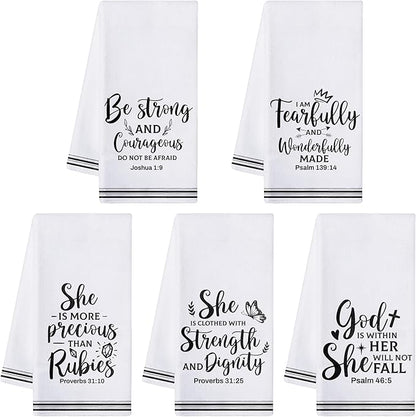 R HORSE Religious Christian Kitchen Dish Towel