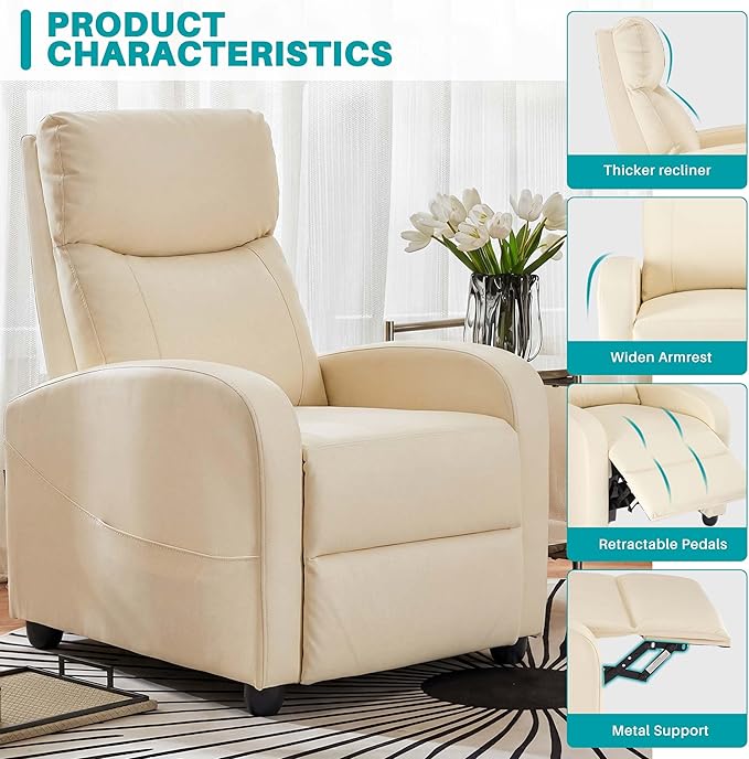 Sweetcrispy Massage Recliner Chair