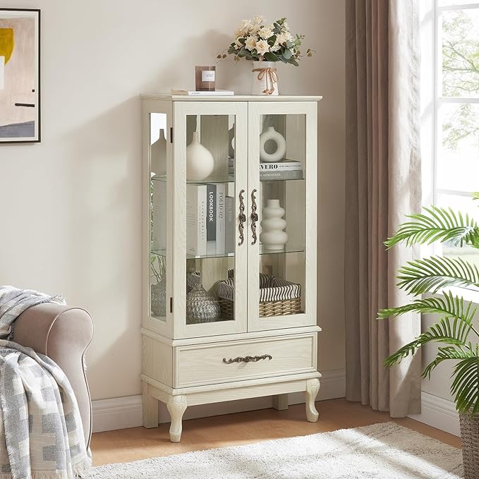Lighted Curio Display Cabinet