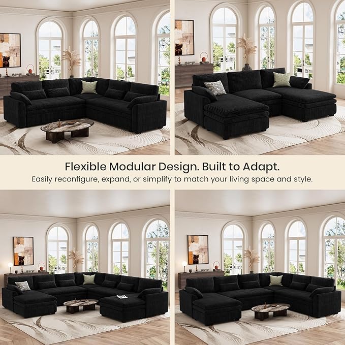 Belffin Large Modular Sectional Sofa