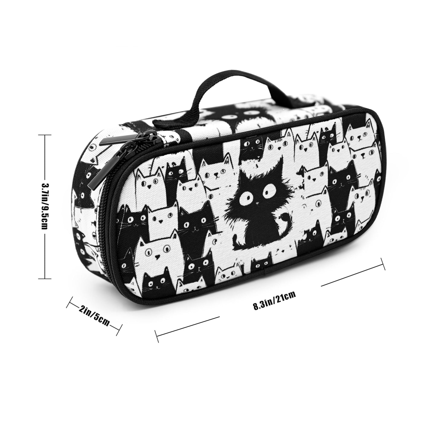 Droerfes Cat Pencil Case Pencil Pouch Large Capacity Pen Bag School Office Organizer Stationery Storage Box For Girls Boys Teen Kids