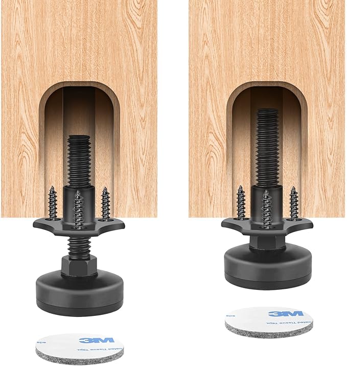 Anwenk Adjustable Leveling Feet Furniture Levelers Table Feet Heavy Duty Leg