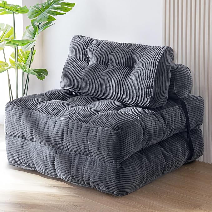 MAXYOYO Folding Sofa Bed, Convertible Sleeper Chair