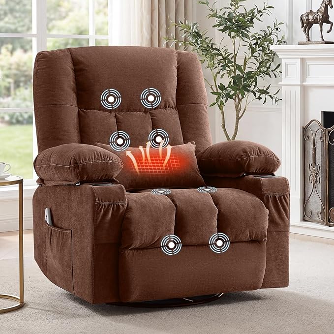 Swivel Recliner Chair for Adults