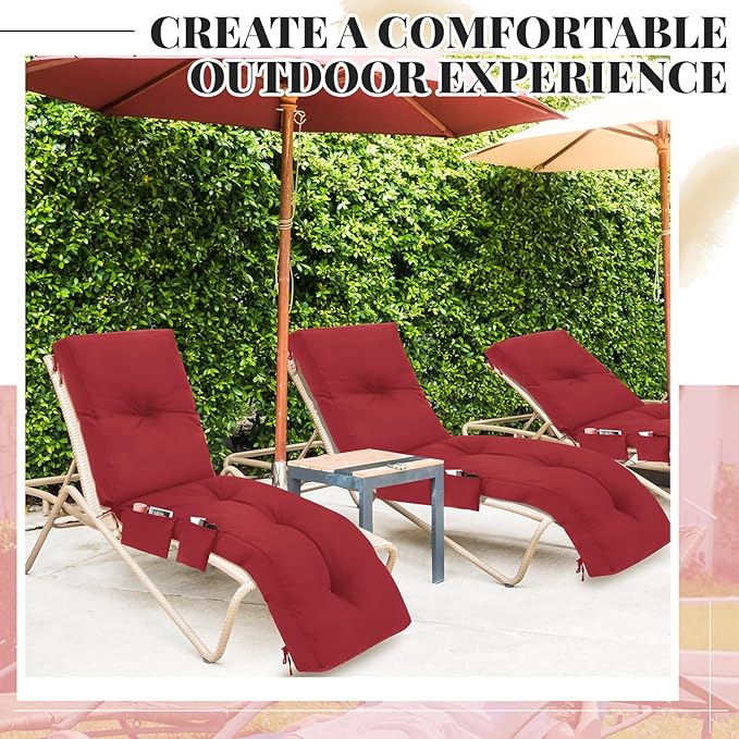 Outdoor Chaise Lounge Cushions