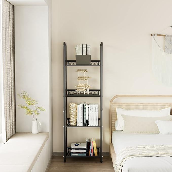 Bookshelf Vertical Storage Freestanding Storage Stand
