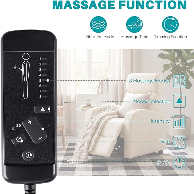 Sweetcrispy Massage Recliner Chair