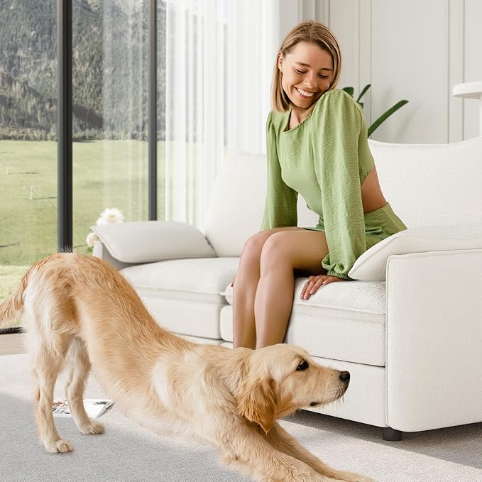 Vesgantti 74" Loveseat Sofa for Living Room, Comfy Cloud Couch Deep Seat