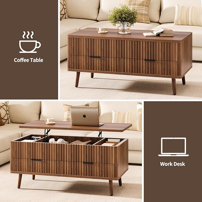Lift Top Coffee Table with Storage