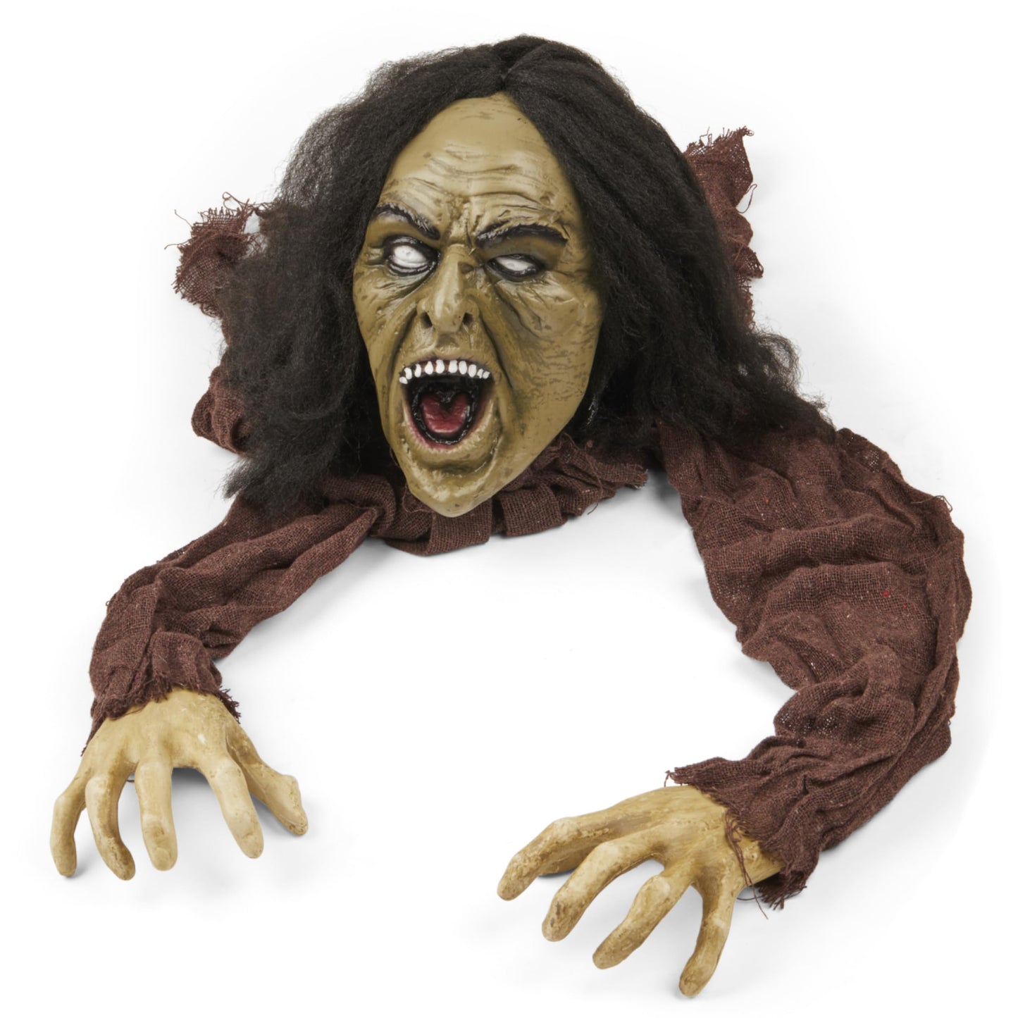 PREXTEX Crawling Zombie Halloween Decoration - Zombies Coming Out of Ground Prop - Creepy Outdoor Zombie Yard Decorations for Haunted Houses, Graveyards, and Halloween Parties