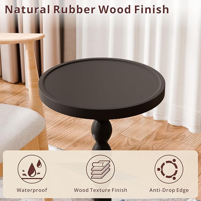 Small Side Table, Rubberwood‌ Drink Table