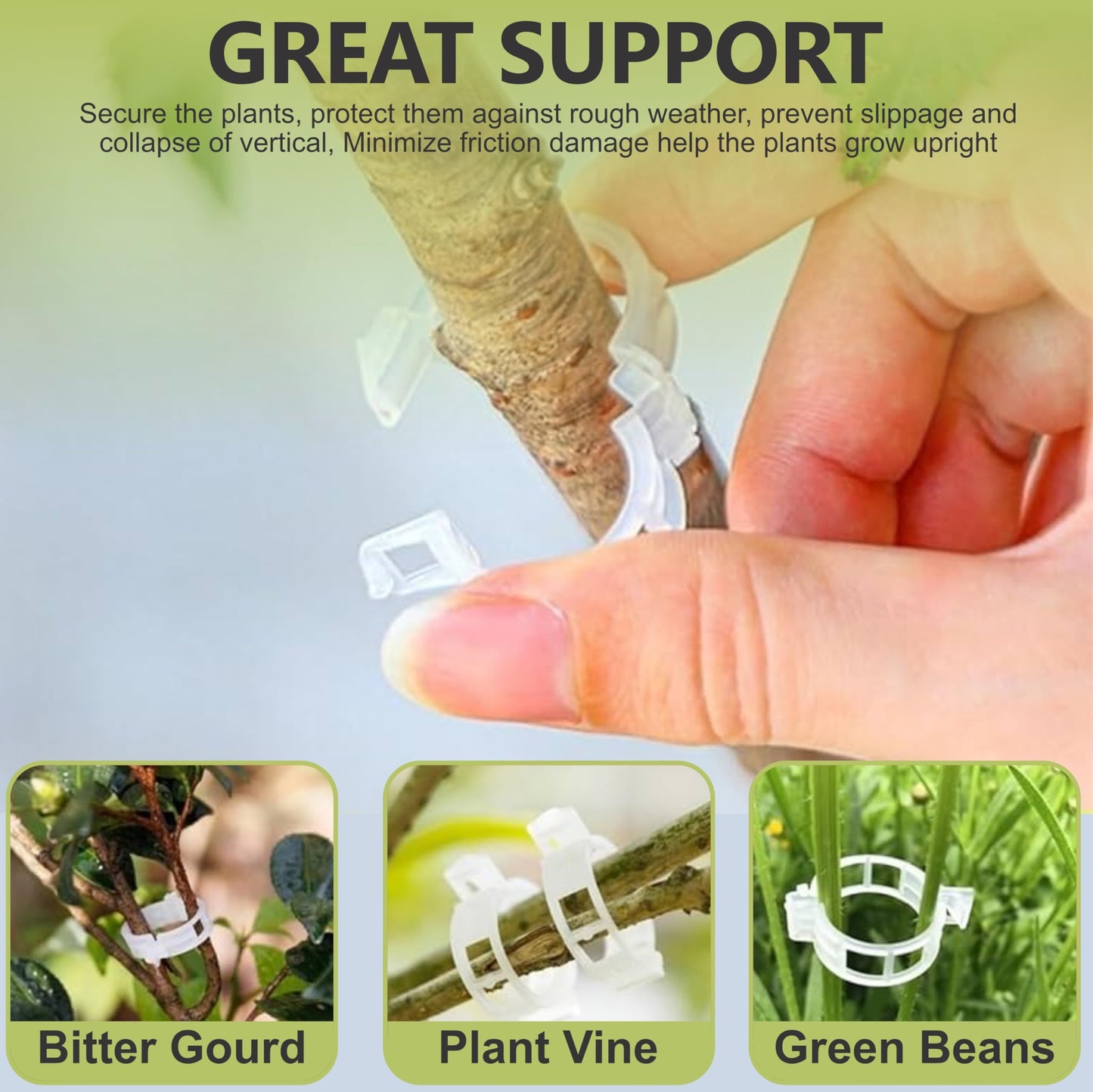 75 Pcs Bendable Moss Pole Monstera Plant Support Clips - Moss Poles for Climbing Plants, Plant Stakes for Indoor Plants - Coco Coir Pole Moss Stick for Monstera, Pothos.