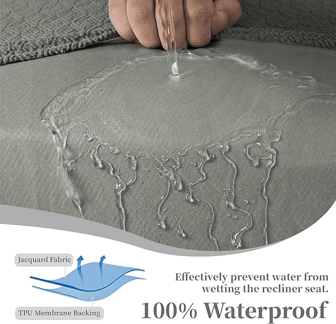 100% Waterproof Sectional Recliner Couch Covers