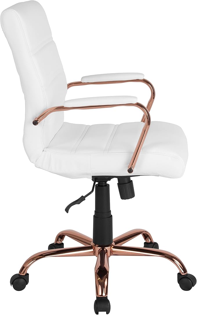 Flash Furniture Whitney Mid-Back Swivel LeatherSoft Desk Chair