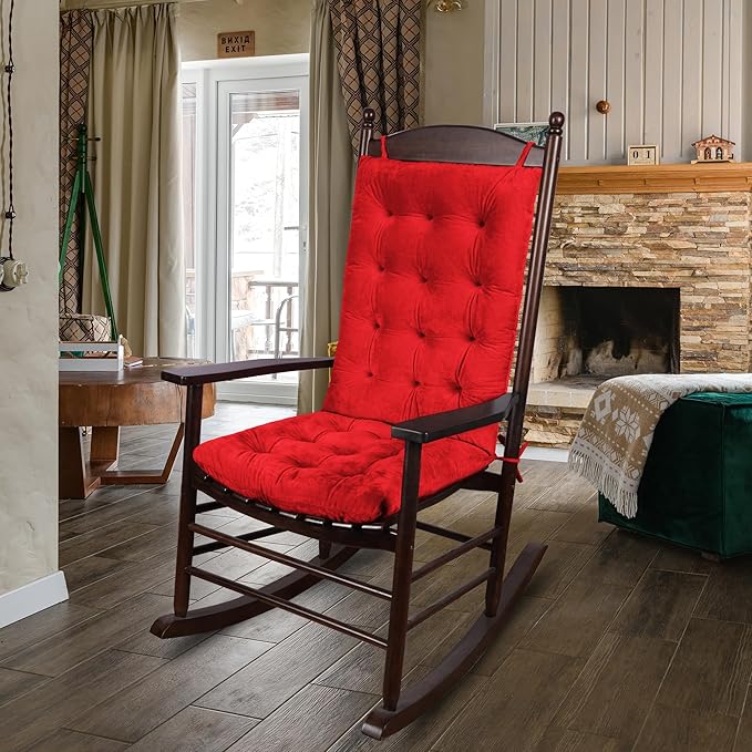 ELFJOY Rocking Chair Cushion Large Rocking Chair Pads