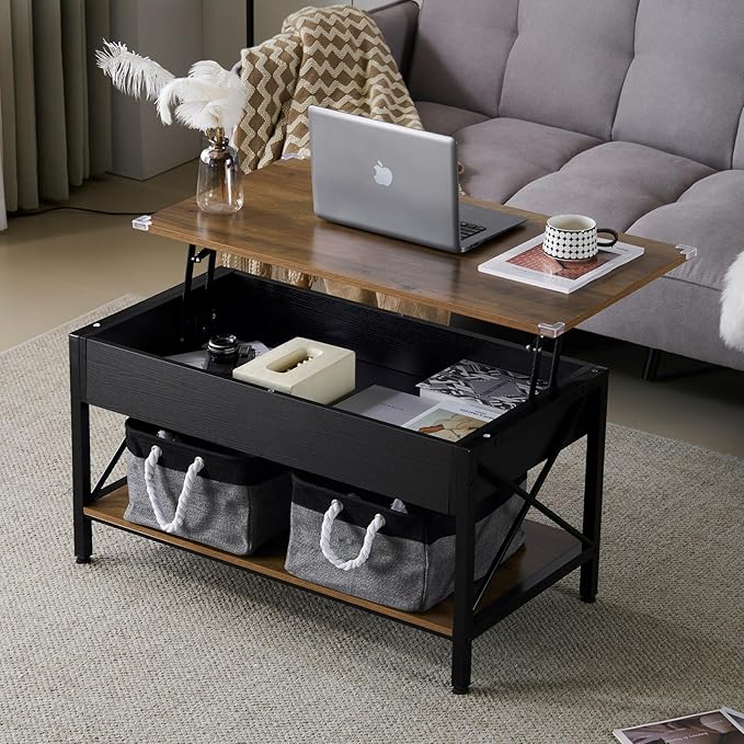 VINGLI 36" Lift Top Coffee Table