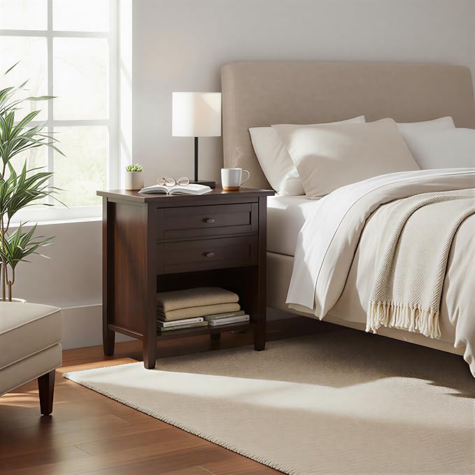 SIMPLIHOME Warm Shaker Nightstand