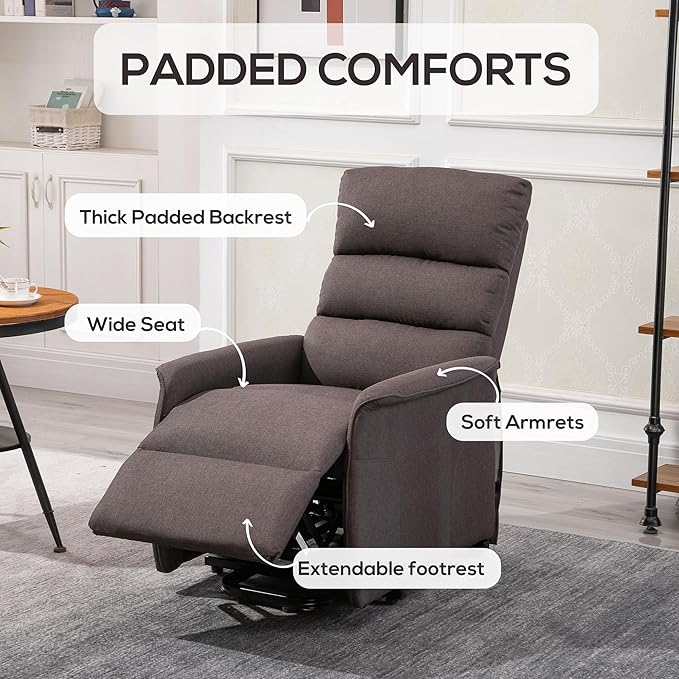 HOMCOM Power Lift Recliner Chair