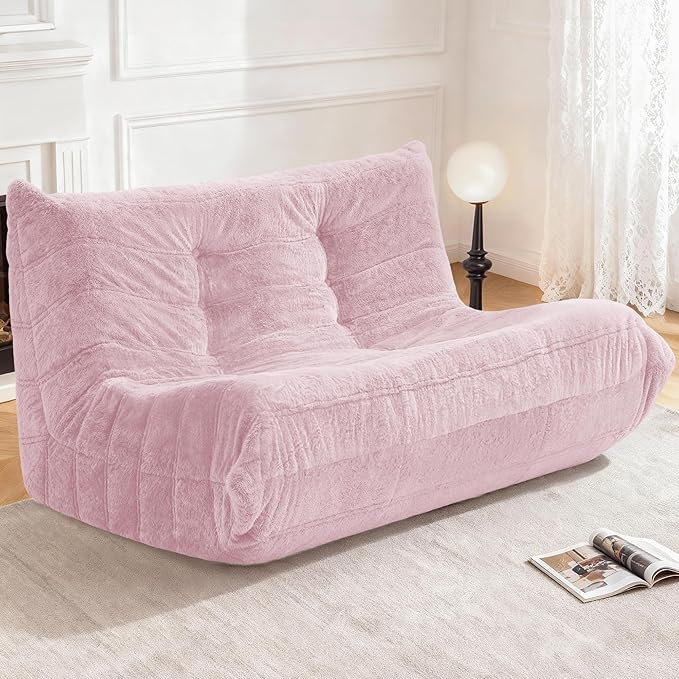 Bean Bag Loveseat Chair Big Sofa Beanbag Chair