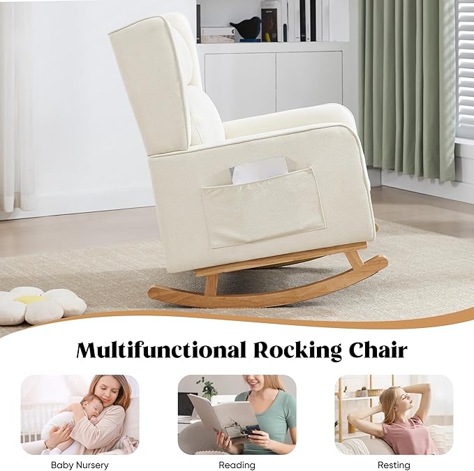 HCHAIRH Nursery Rocking Chairs, Rocking Chair Nursery