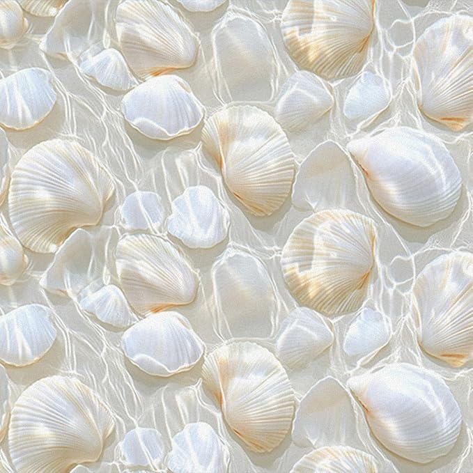 HOMETITUTE Pearl Pattern Wallpaper Peel and Stick Self Adhesive Vinyl Wall