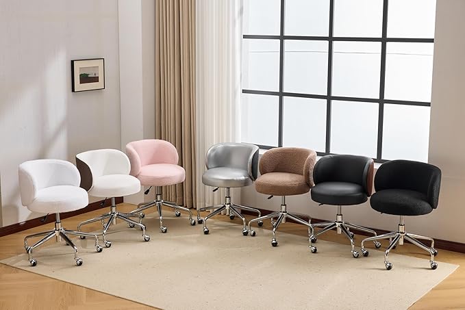 VINGLI Cute Small Swivel Desk Chair Comfy