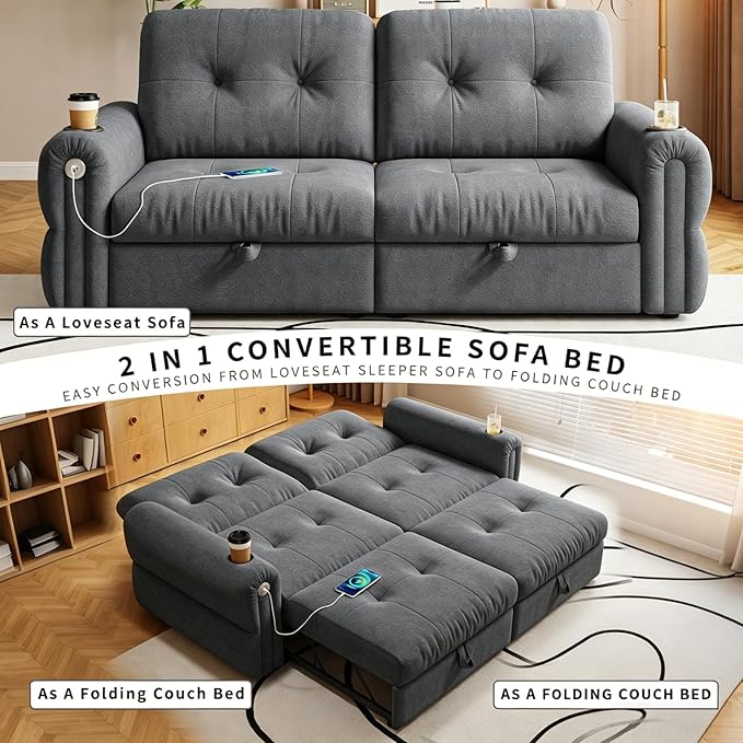 Convertible Couches, Queen Size Pull Out Sofa Bed