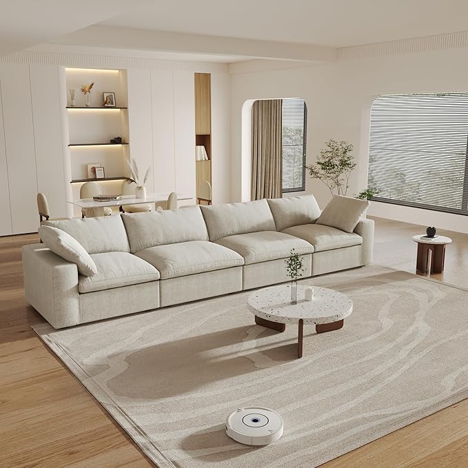 Cloud Modular Sectional Sofa Couch, Minimalist Deep Sofa Couches, Covers