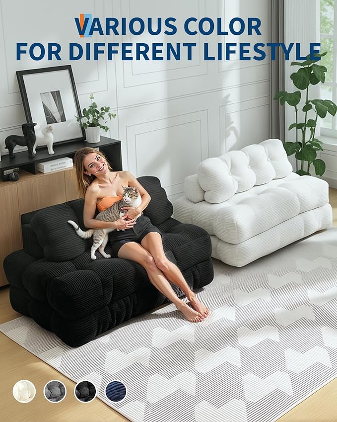 Folding Sofa Bed, 1 Person Sleeper Sofa