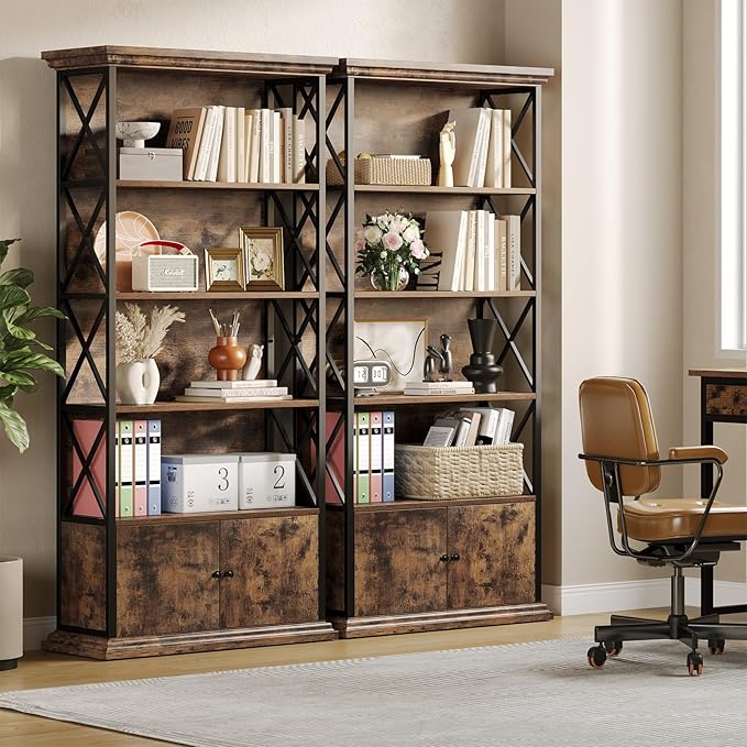 GOLDDAY 5-Tier Tall Bookcase