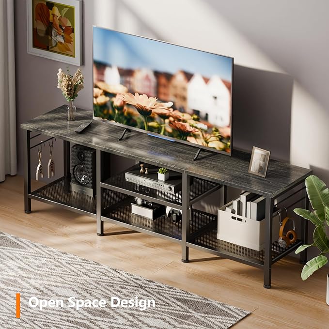 Furologee TV Stand for TVs up to 65 Inch, Entertainment Center