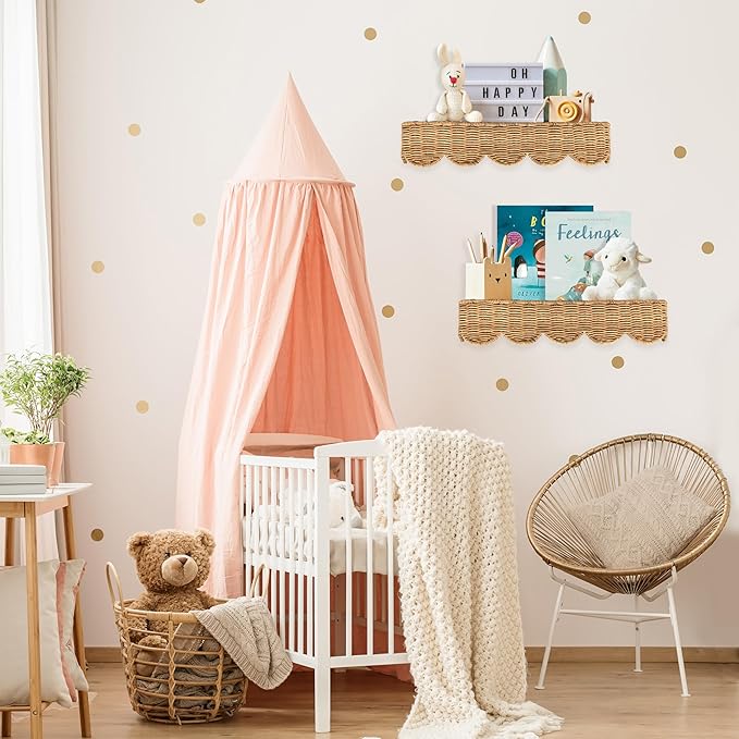 Nursery Book Shelves Set of 2