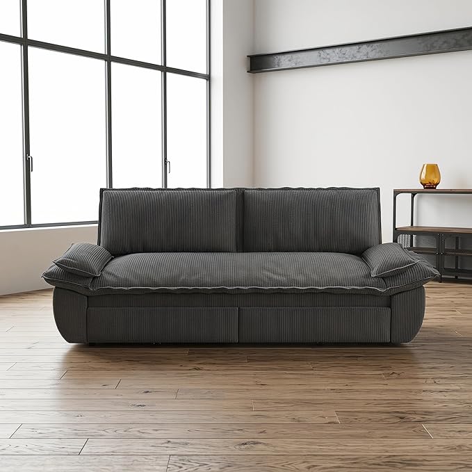 73.2" Sofa Bed Queen, 3-in-1 Pull Out Sofa Bed