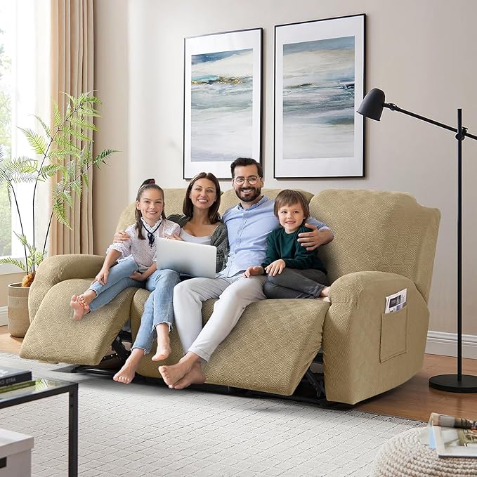 Timeles Recliner Covers for 3 Seater Reclining Couch Covers Sofa Slipcover