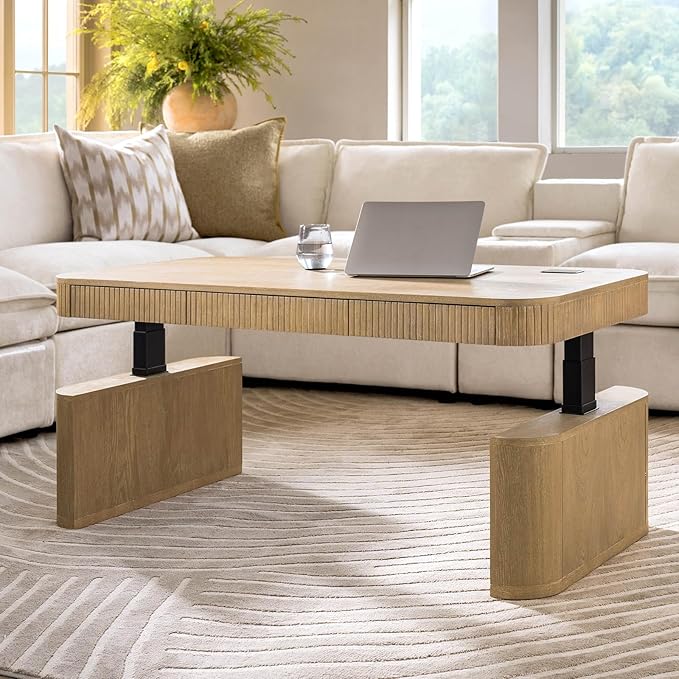HULALA HOME Lift Top Coffee Table