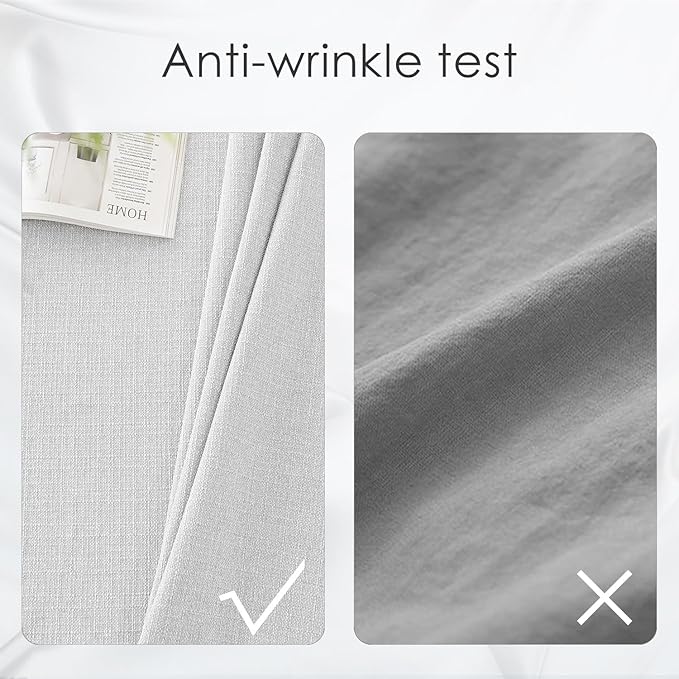 BALCONY & FALCON Square Tablecloth Washable Wrinkle Resistant and Water Proof
