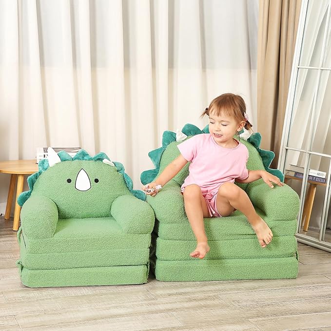 MOMCAYWEX Kids Sofa, Sherpa Couch