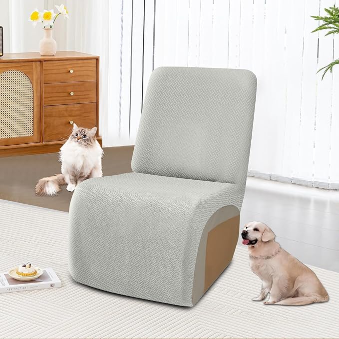 ALIECOM 100% Waterproof Recliner Sectional Couch Covers L Shape Stretch Corner