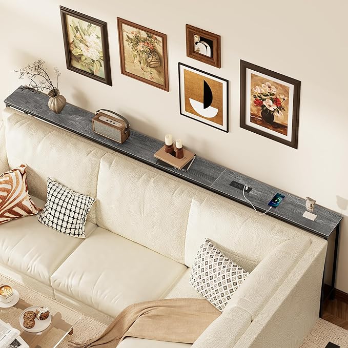 SUPERJARE 102.4 Inch Sofa Table